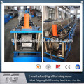 China fornecedor de alta velocidade Half Round Gutter Roll formando máquina para Water Round Gutter com sistema de controle PLC